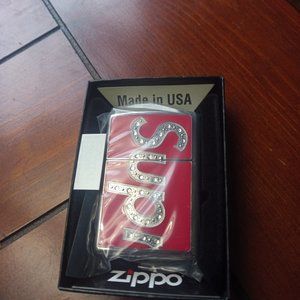 Supreme Swarovski Zippo Red DEADSTOCK